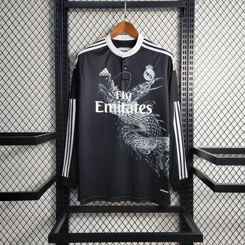 Retro Långärmad skjorta från Real Madrid 2014 Chinese Dragon Special Edition