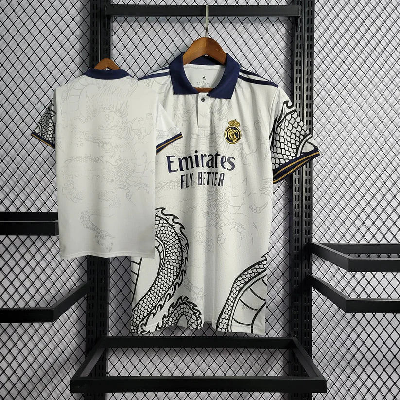 Real Madrid Chinese Dragon White Man Jersey 22/23