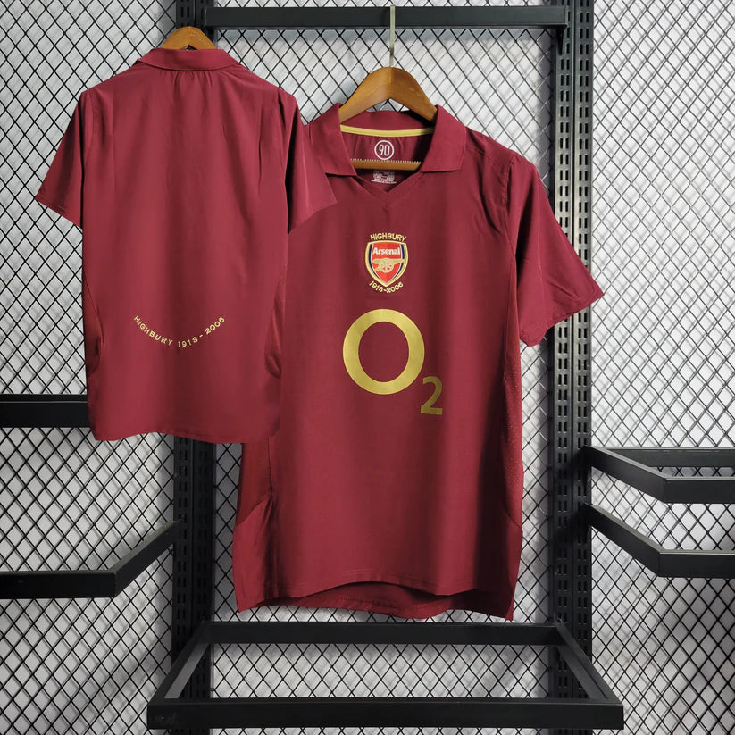 Retro 2005-2006 Arsenal Home Shirt