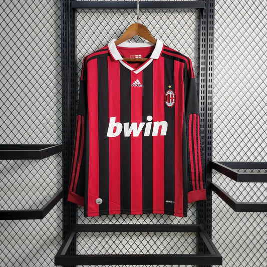 Retro 2011/12 AC Milan Home långärmad tröja